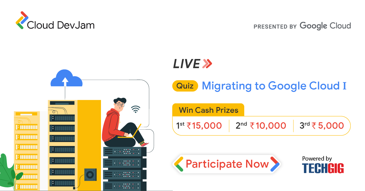 ETTechGig's tweet photo. Are you up for an exciting #challenge?
Participate in the "Migrating to #GoogleCloud I" challenge and prove your #skills-> https://t.co/Arsr3zNYJG
Also, stand a chance to win cash prizes.
#TechGig #CloudDevJam #CloudTechnology #CloudComputing #TechCommunity
@GoogleCloud_IN https://t.co/MYDagouYwW