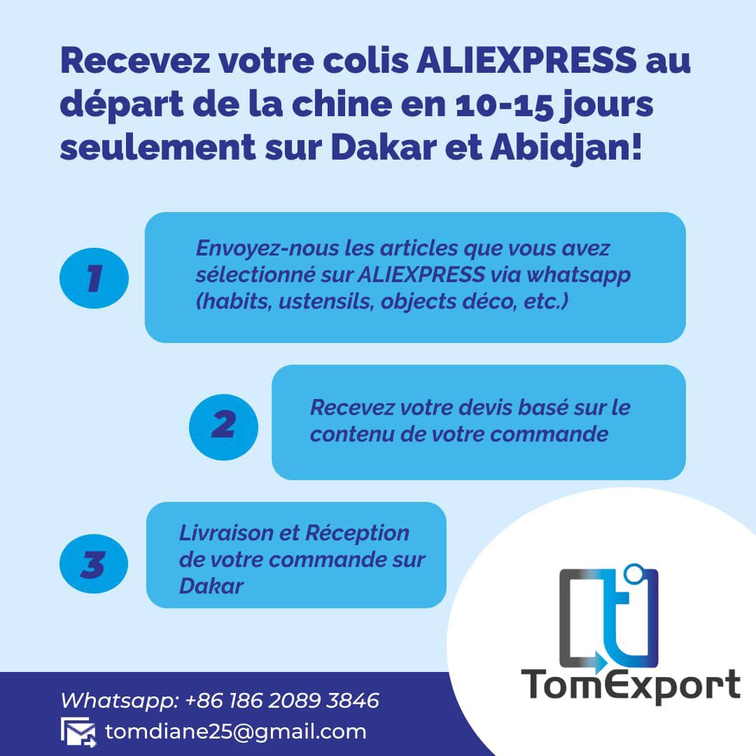 opTomisst's tweet photo. Passez vos commandes pour la fin d’année
#Tomexport
Whatsapp: 0086 186 2089 3846
#RT https://t.co/on8a8872EK