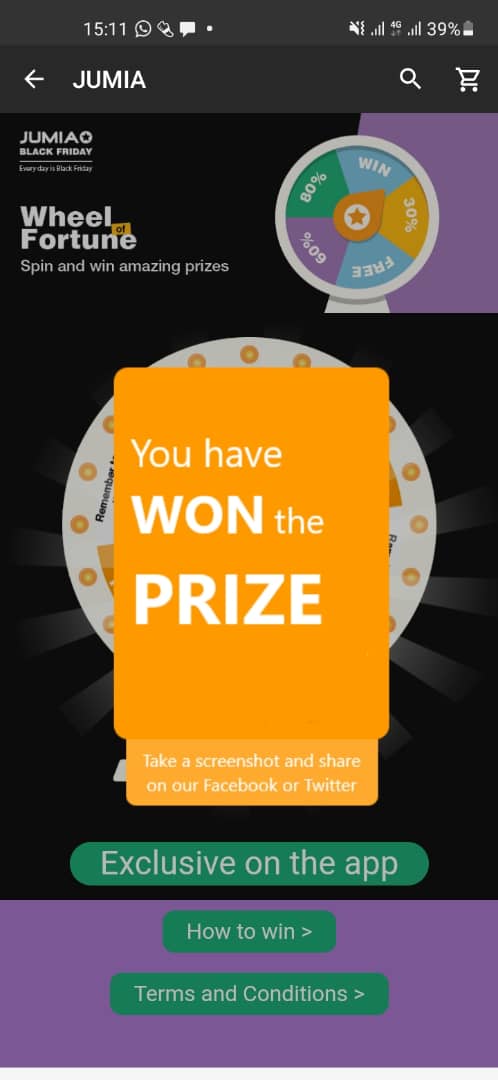 Hey twitter, we can do this together
 😁✌🏾 
Help me like and retweet
Let's win this..✊🏽

<a href="/JumiaUG/">Jumia Uganda</a> #jumiawheel