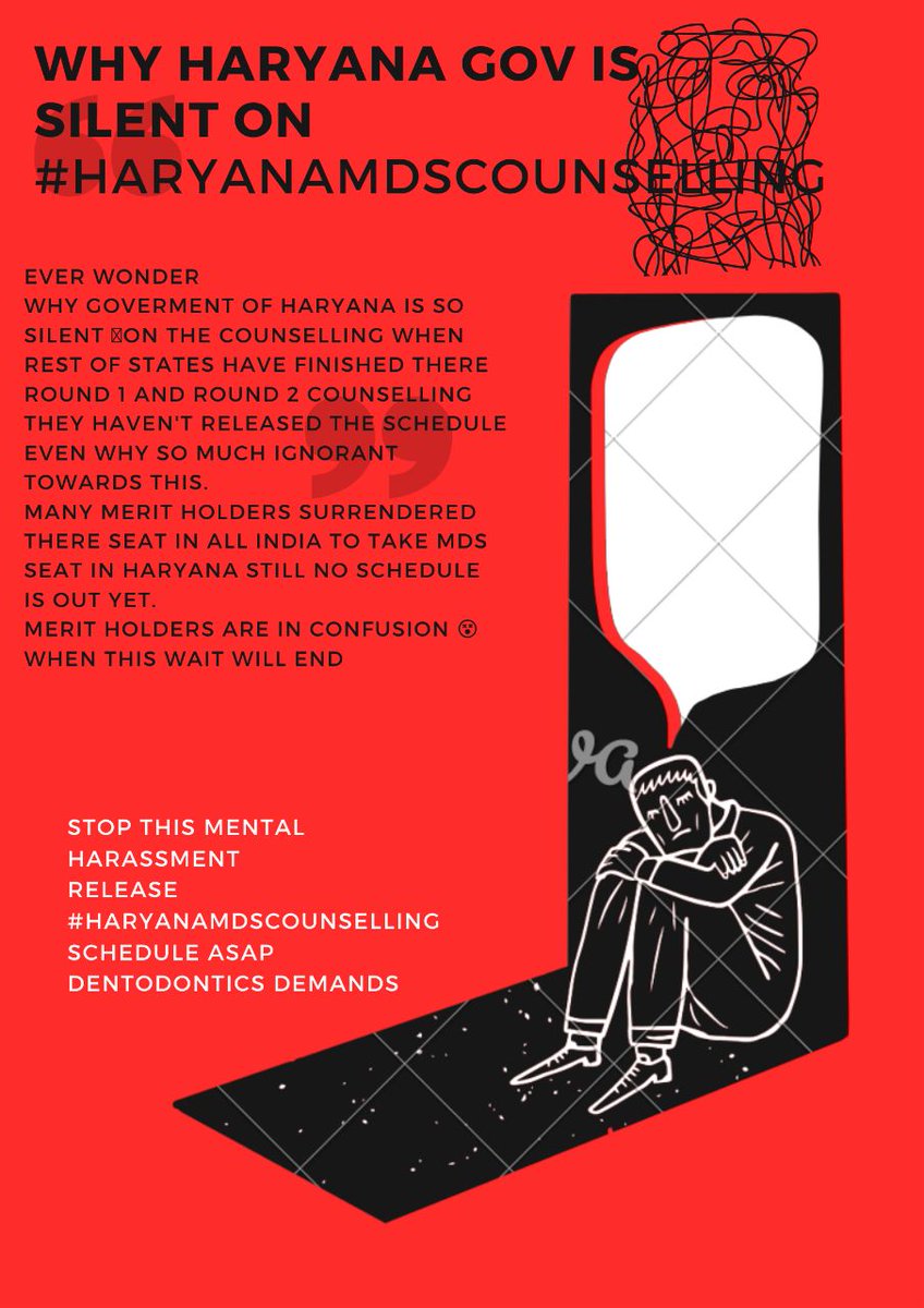 dentodontics's tweet photo. DEMAND:RELEASE #HARYANAMDSCOUNSELLING
SCHEDULE
MERIT HOLDERS OF HARYANA SURRENDERED THERE ALL INDIA SEAT TO DO MDS FROM HARYANA MDS COLLEGES SO THEY CAN SERVE THE STATE 
THEN WHY GOV IS SILENT 🤐WHEN REST STATE HAS FINISHED THERE COUNSELLING @anilvijminister @cmohry @Haryana_YC https://t.co/ucQZaQ3due