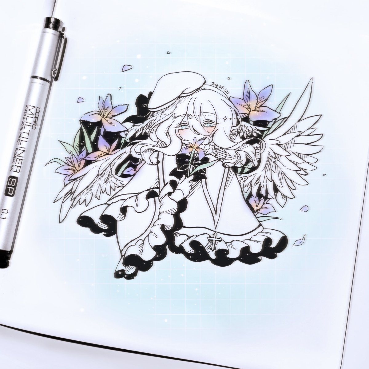 lutescent_'s tweet photo. Springtober Day 27: Iris 💐
#springtober #witchtober #inktober https://t.co/qN1m1d3n1t
