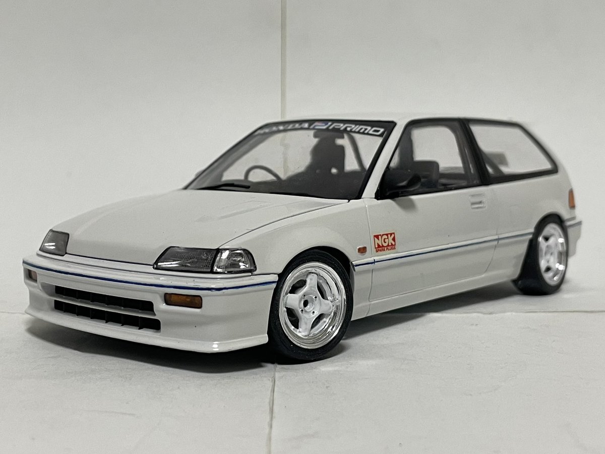 アオシマ/BEEMAX製EF3シビック“環状仕様“完成しました。 PIAAシビック