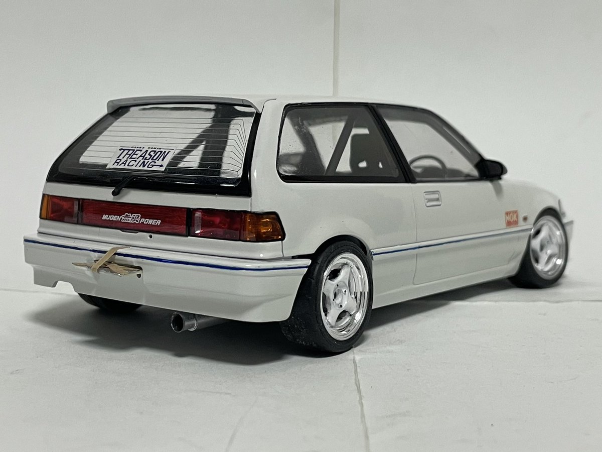 アオシマ/BEEMAX製EF3シビック“環状仕様“完成しました。 PIAAシビック