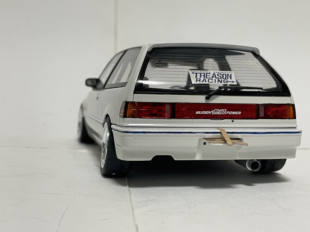 アオシマ/BEEMAX製EF3シビック“環状仕様“完成しました。 PIAAシビック