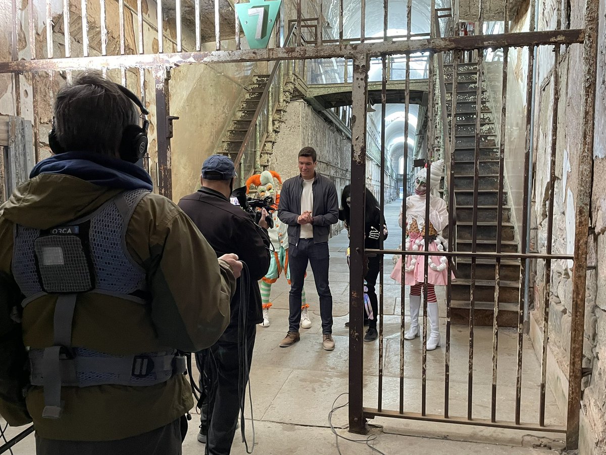 Did you catch us on <a href="/GMA/">Good Morning America</a> this morning? Thanks for the frightfully fun time, <a href="/ReeveWill/">Will Reeve</a>!