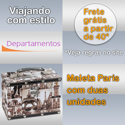 departamentosBR's tweet photo. #Viajarcomestilo #malasParis #BauParis #arcodotriunfo  #maletaParis #Paris #franca #viagemParis #Eiffel Viaje com estilo com estas malas com imagens de Paris!🗼🥐 https://t.co/5ayCfwgztv