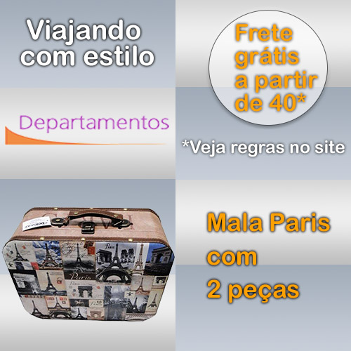 departamentosBR's tweet photo. #Viajarcomestilo #malasParis #BauParis #arcodotriunfo  #maletaParis #Paris #franca #viagemParis #Eiffel Viaje com estilo com estas malas com imagens de Paris!🗼🥐 https://t.co/FMWA6WALel