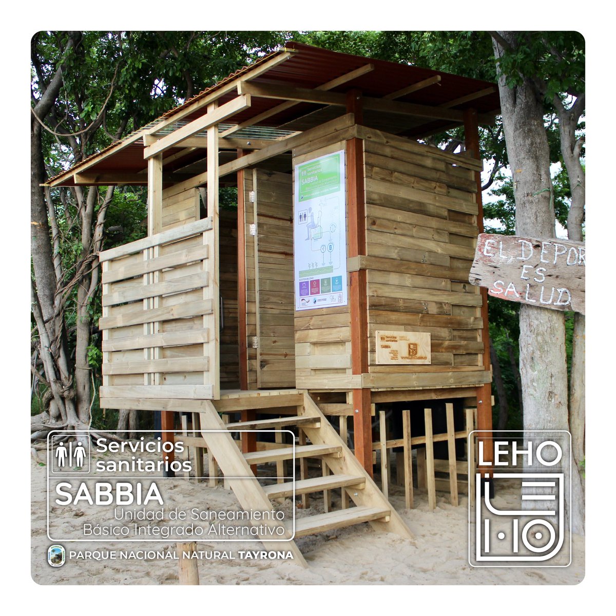 le4ndroide's tweet photo. 4/4 Así son los nuevos servicios sanitarios ecoamigables SABBIA, que entraran en operación en noviembre en Bahía Concha. 

 #turismosostenible #sostenibilidad #turismo #Caribe #tayrona #bahiaconcha #waterlesstoilet #sanitation https://t.co/kWc0NNpI5B