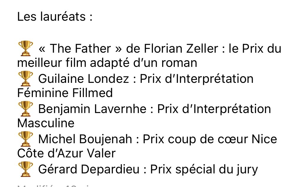 FestCineRoman's tweet photo. Voici les grands gagnants du festival édition 2021 ! https://t.co/aXILqp93IE