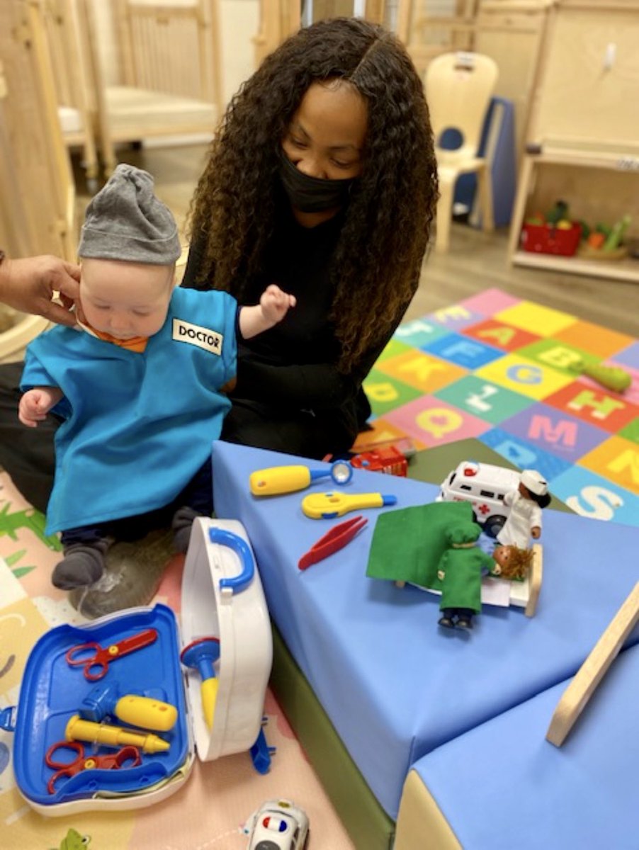 brightstartdc's tweet image. In Pooh Nursery we are learning about Community Helpers. 

Even in our youngest of classes, our students are getting interactive.

Don’t miss out on our call promo to get one month free of tuition. 

Offer ends 11/1/21. 

202-722-2273
Or email admin@brightstartdconline.com