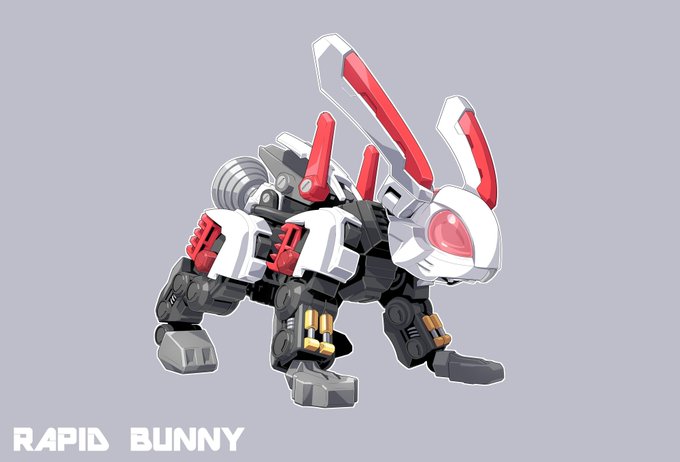 (ボディが)ブキヤのウサギです。通して下さい。 