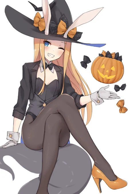 バニーで魔女でハロウィンなアビーちゃん

#FGO 