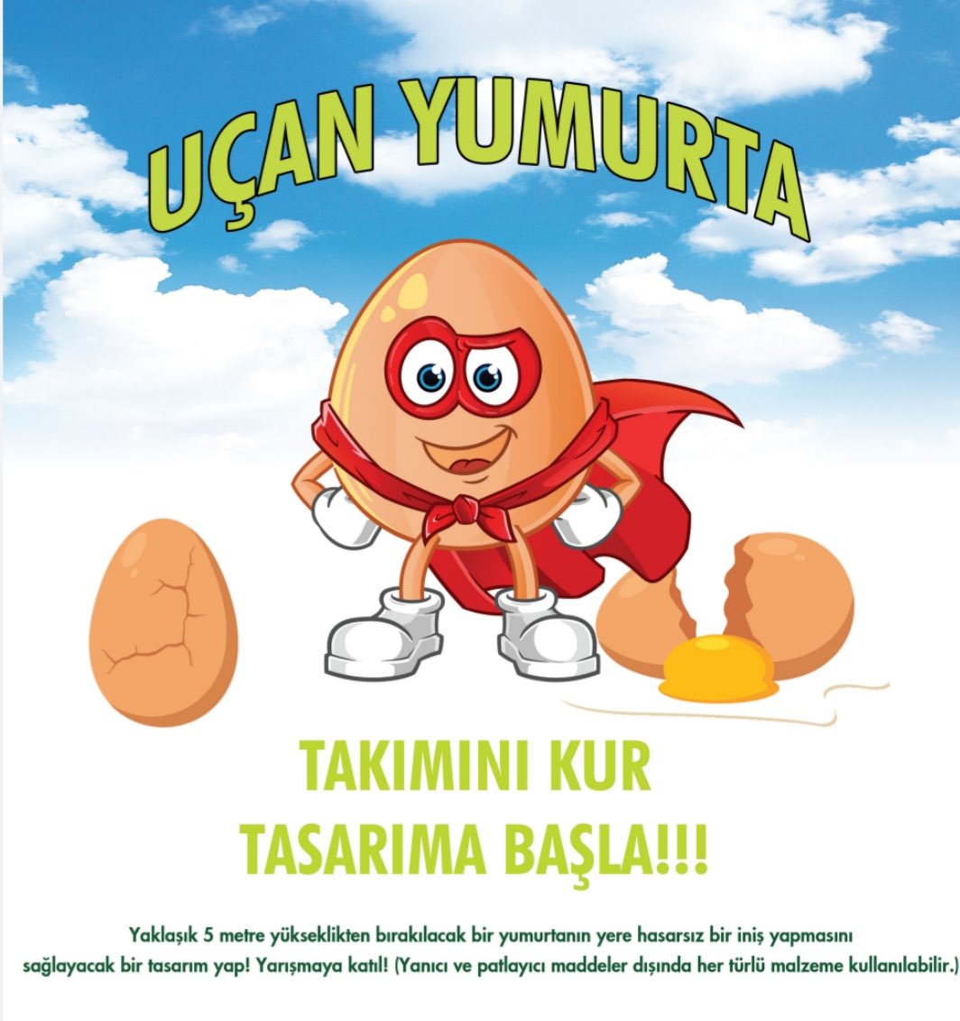 İTÜ ETA VAKFI ALANYA Doğa Koleji geleneksel uçan yumurta yarışmamız bugün büyük bir heyecan ile başlıyor.