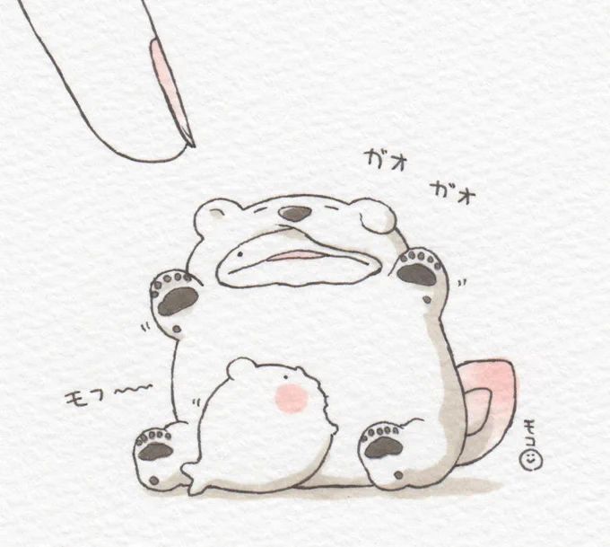 記念日にちなんで、オオサンショウウオwithくま🐻シリーズをまとめてみました! #テディベアの日 