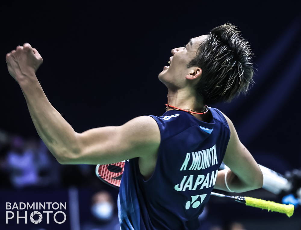 YonexAllEngland's tweet photo. Momota Edges Past Srikanth๐ช
Japanese number one & 2019 Yonex All England Champion Kento Momota edged past Indian foe Srikanth Kidambi 21-18 20-22 21-19 in 1hr 19 minutes๐คฉ
#experienceworldclass https://t.co/47kB8bQXqv