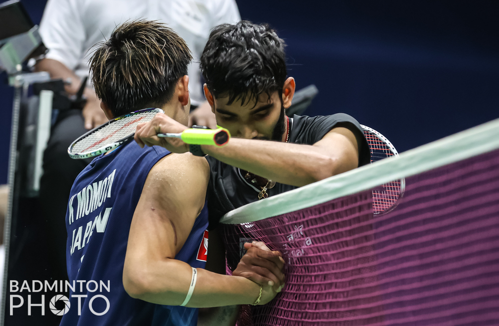 YonexAllEngland's tweet photo. Momota Edges Past Srikanth๐ช
Japanese number one & 2019 Yonex All England Champion Kento Momota edged past Indian foe Srikanth Kidambi 21-18 20-22 21-19 in 1hr 19 minutes๐คฉ
#experienceworldclass https://t.co/47kB8bQXqv