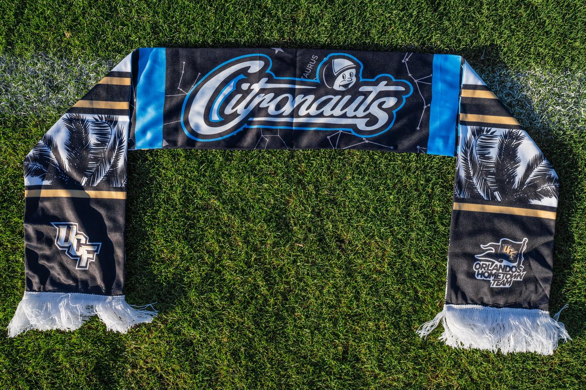 UCFKnights's tweet photo. RT for a chance to win this Citronaut ⚽️ scarf‼️ (by 4PM)

Go see @UCF_MSoccer vs. South Florida in the #WarOnI4 at 6! https://t.co/jM4uAEKKQk