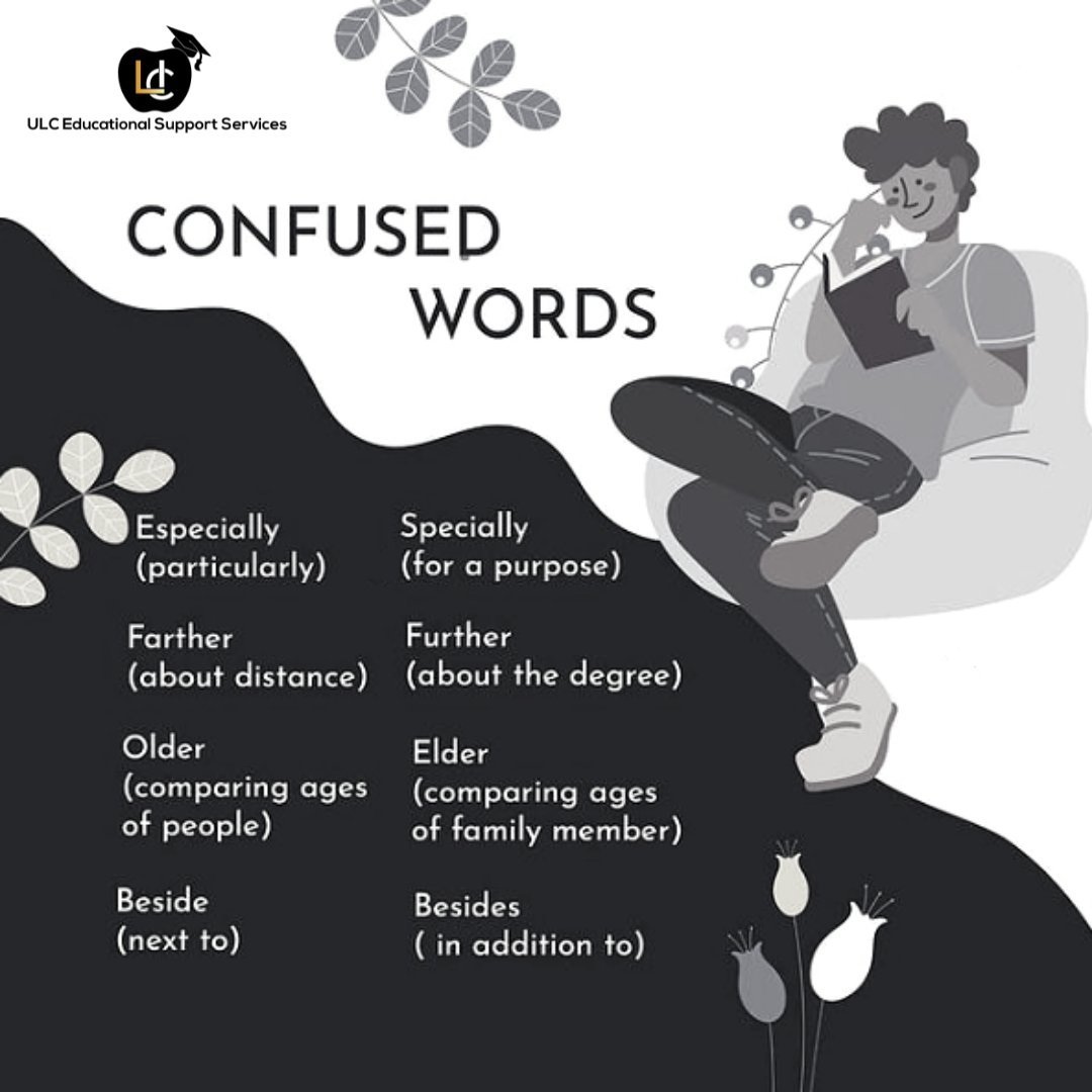 ulctutor's tweet photo. Here are some common confused words. 

Learn more at https://t.co/LTem6Mern1

#ULCTutoring #onlinetutoring #learnenglish #englishlearners https://t.co/wYZlklLi8b