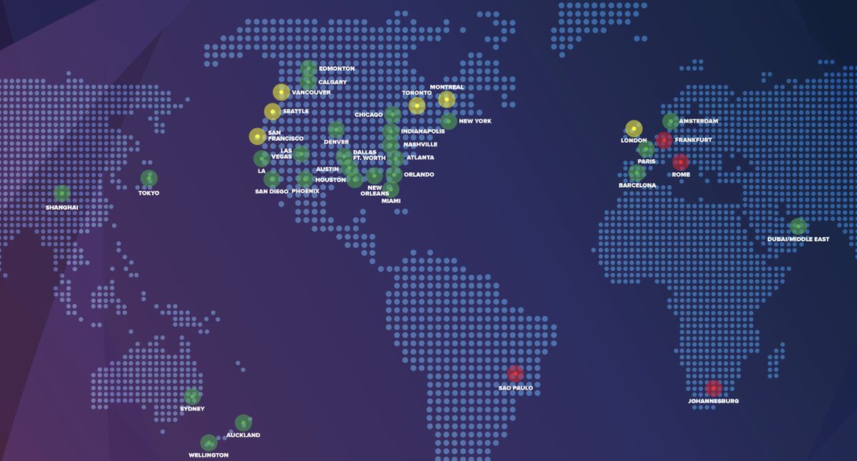 GESGlobal's tweet photo. Don't miss the latest updates on the GES Global Event Tracker to see which major cities recently held successful exhibitions, and what cities we are keeping an eye on for reopening soon. #GESEventTracker #GES https://t.co/bsZoqizBX3 https://t.co/hPzSXSdXJ9