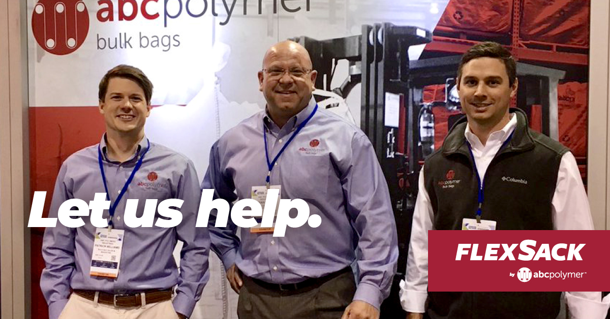 ABCFlexSack's tweet photo. You have enough going on. Let our FlexSack experts help you to manage your bulk bag budget, logistics, and inventory.

#flexsack #bulkbags #fibc https://t.co/shvNfpgbxm