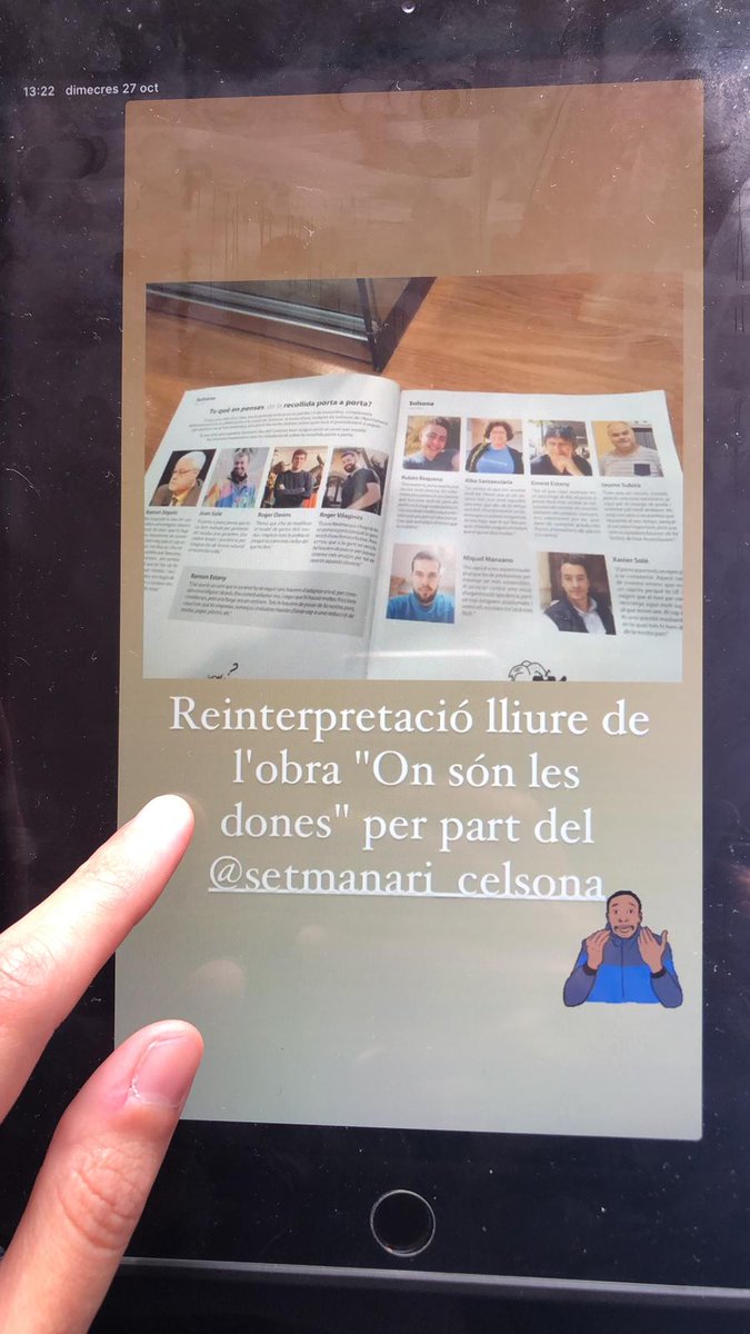 Ostres Celsona.. per quan una representació de la societat solsonina que vagi més enllà dels homes blancs i reconeguts?
Ah! Per no demanar les quotes de qui va anar a recollir cubells en clau de gènere..

#nohisomrepresentades
#homesqueparlen