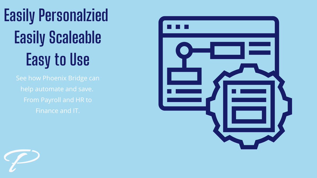 We made Phoenix Bridge to make your integrations easier. Not only is it easy to use, but it is easy to set up. 

Learn more at phxintel.com 

#AI #Ml #Tech #integration #data #bigdata #tech #fintech #scale #easy #save #finance #payroll #HR #IT #cloud #nocode