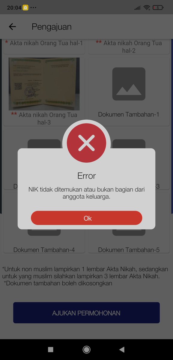 gentasies's tweet photo. @DisdukcapilBdg malam min, saya mau mendaftarkan Akta kelahiran Online namun pas memilih kirim tertulis NIK tidak ditemukan/ bukan bagian dr keluarga, sementara di KK online sudah terdaftar, bagaimana ya? https://t.co/21necwnvvd