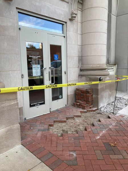 The front entrance of the Main Library is temporarily closed for a few days due to construction. Please use the back entrance. We apologize for any inconvenience.