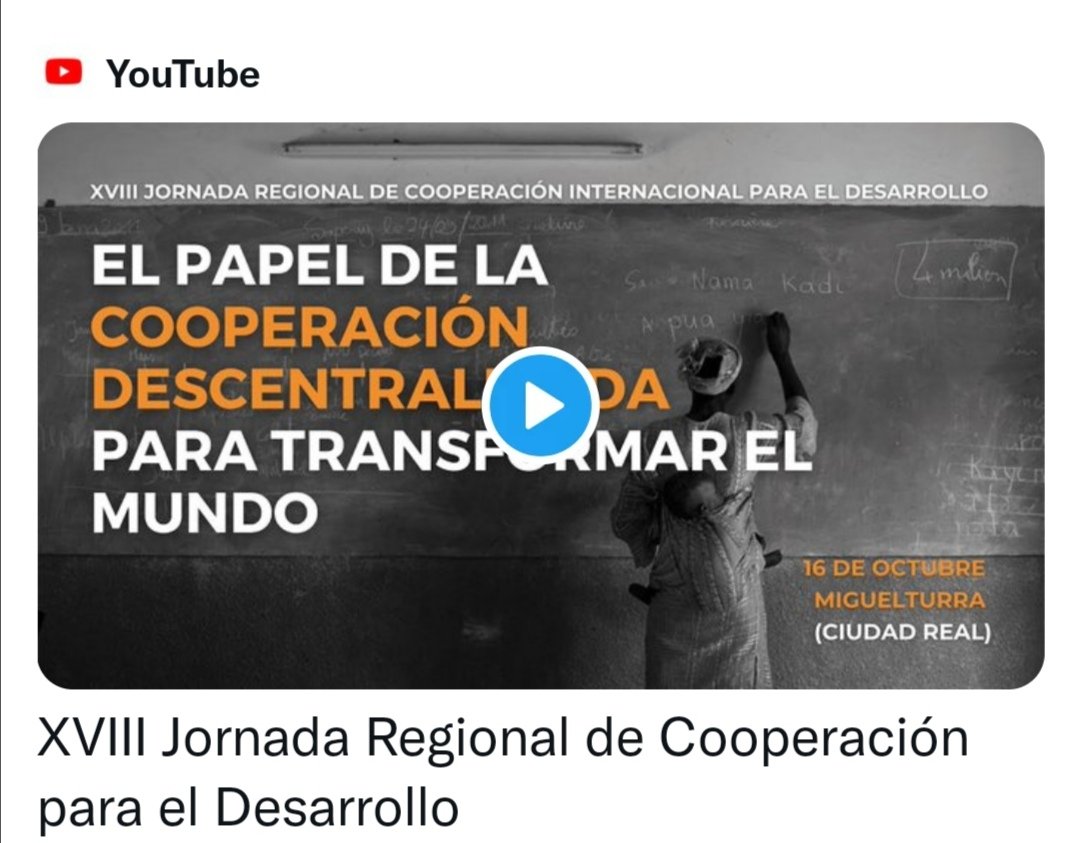 Coordinadora ONGD de CLM tweet media