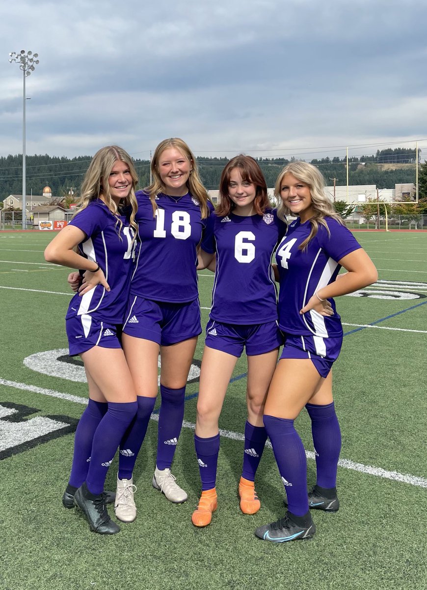 SoccerSpartans's tweet photo. GAME DAY⚽️ SENIOR NIGHT💜💛 Come support these awesome seniors in their final league game v Bellarmine tonight at 7:30pm! #GoSparts https://t.co/vlEiURLPe9