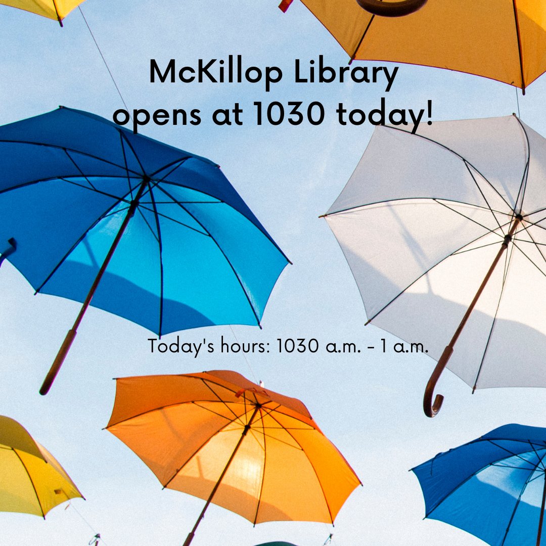 McKillop Library tweet media