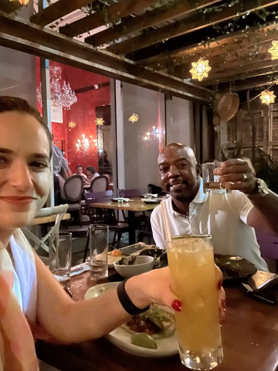 What's better than hanging with a health innovation friend in my backyard??

Great dinner (&amp; rum!🍹) w <a href="/kirklbarnes/">Kirk L. Barnes</a> last night! Always learning more about his illustrious past and how he landed where he is with <a href="/_TogetherHealth/">Together Health</a>, <a href="/transpharmed/">TransPharMed</a>, <a href="/Jointherimidi/">Rimidi</a>, <a href="/atdc/">ATDC</a>, &amp; more...