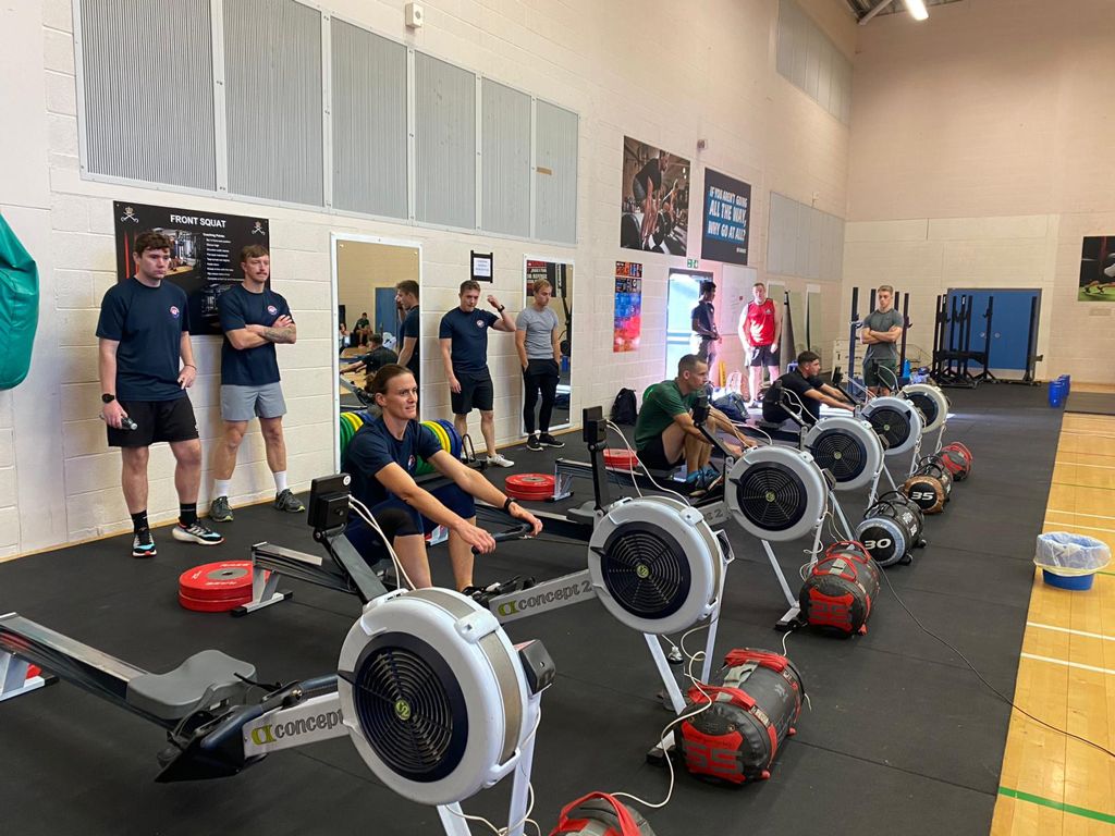 RAPTCRowing's tweet photo. Bulford..

Under the watchful eye of SSgt (SSI) Abbi Morrow MBE, numerous personnel from across the region completed the gruelling 2km indoor rowing time trial.

A huge well done to everyone who took part and a massive thank you to @morrow850 and her team for hosting the event. https://t.co/5TrqDPau0H