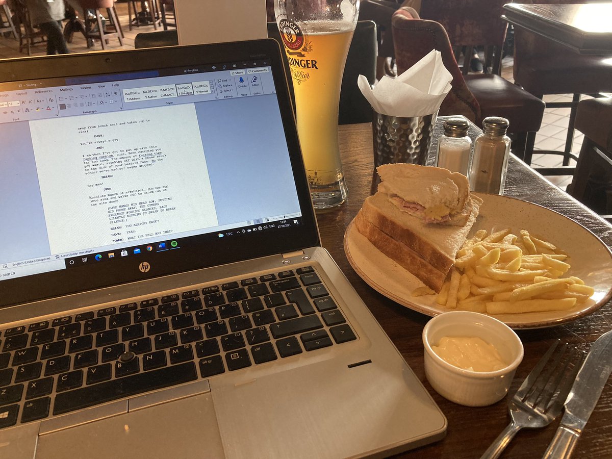 rhayopkins's tweet photo. Bait Time during @SunCW_CIC day 3 of #BaitTime R&D @FireStationSun.
Pint needed 😃 https://t.co/ul7EIBSAgI