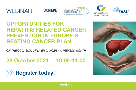 ChallengeCAN's tweet photo. #DidYouKnow viral hepatitis B and C are cancer-preventable risk factors accounting for 76% of #livercancer cases in 🌍?

🛎️Join us tomorrow to learn how #EUCancerPlan can beat liver cancer with comprehensive prevention efforts targeting #hepatitis.

🔗https://t.co/UxC84hjFgl https://t.co/Nnm49T4oGL
