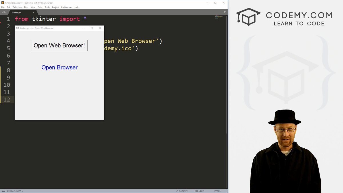 flatplanet's tweet image. Learn To #Code With Walter White? #BreakingCode Halloween Edition!
=> youtube.com/watch?v=fPjMgt…
#Python #coder #coding #Tkinter #learnCode #codemy #JohnElder