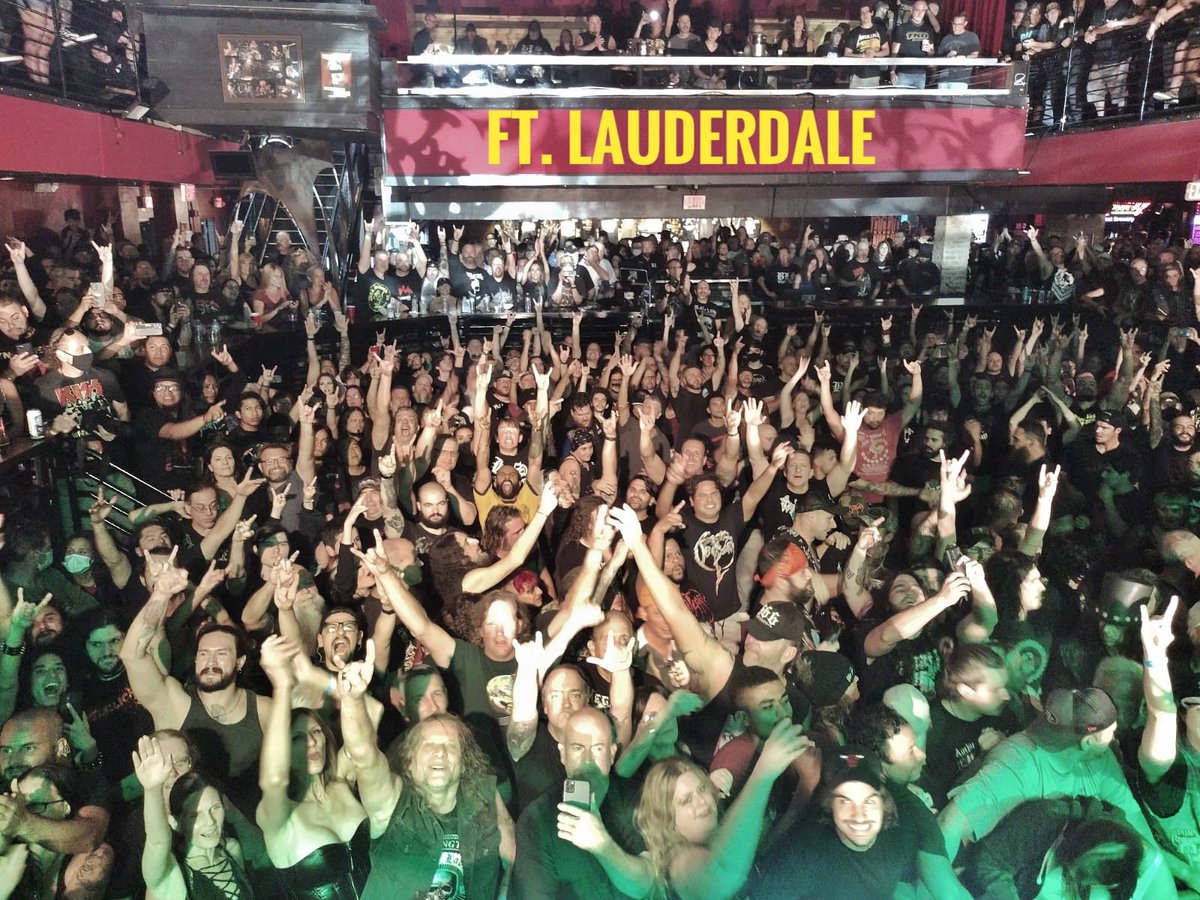 Ft. Lauderdale was that fun or what? Thanks for showing these Florida Boys love!! It was great to feel that humid air after travel across the country!
Swamp Swamp Swamp Music!! Now we make our way to Huntsville, AL for tomoro’s show at MarsMusicHall with <a href="/Prong/">Joe</a> <a href="/zakkwyldebls/">Zakk Wylde</a>