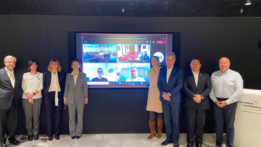 fmoncany's tweet photo. #EuropeanNetworkofMaritimeClusters - annual GM. #BlueEconomy #EUFrenchPresidency - @EU_MARE #ShippingDecarbonisation @mlvannoort @ArjenUytendaal @FabriceMaire @ClusterMaritime @EU_shipping @ArmateursFR @EUparliament @EUCommission1 @CityLuxembourg https://t.co/AG2mWkYlAF