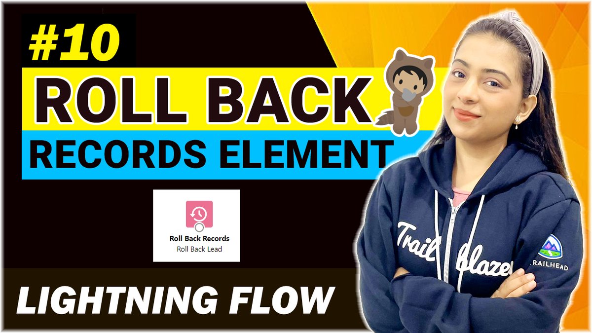 monikasfdc's tweet image. youtu.be/CHZgzf47GLU
EP -10 | ROLL BACK RECORDS ELEMENT | LIGHTNING FLOW SERIES โก๏ธ
Why Roll back is important? Watch this video to find out.
#rollbackrecordelement #FlowTutorial #LightningFlowSeries #LightningFlowTutorial #sfdcgirl #nodejs
@SalesforceBolt @salesforce