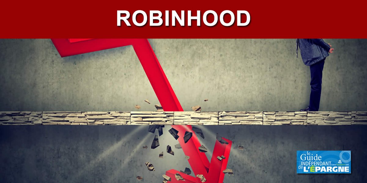 Néocourtier / Robinhood : le titre chute de près de -10%, près de 1,3 milliard de dollars de pertes en 3 mois, c'est beaucoup pour le prince des voleurs dlvr.it/SBP5V6