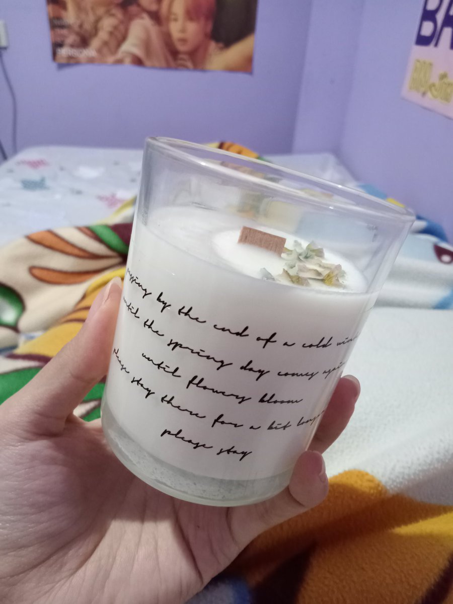 __seokjinaga's tweet photo. Ang bangoooooo😍 Candle warmer nalang kulang CHAR. Thank you @MidnightBTSPH and @iWIPph 💜💜💜

#MidnightBTSFeedback https://t.co/8D1FphRlXM