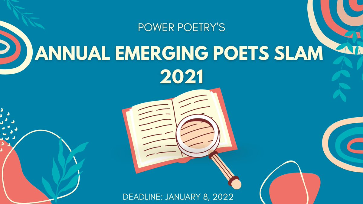 What's cooler than getting your work officially published? Take your time. We'll wait. Enter our Annual Emerging Poets Slam for your chance to be featured in our upcoming e-book and win the title of Top Emerging Poet of 2021. Open to poets 17 and under: bit.ly/Emerging-Poets…