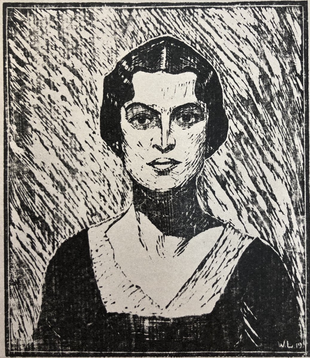 Wilhelm Laage (1868-1930), woodcuts, portraits of Li Mörike 