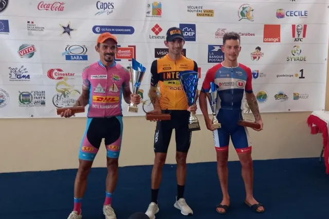 ProCyclingInfo's tweet photo. 😀 Our congrats to @Bonilla__Daniel, winner yesterday at the 5th @tourcyclistegp stage. 

🏆🥇🍾 https://t.co/CLRX9YNgRC