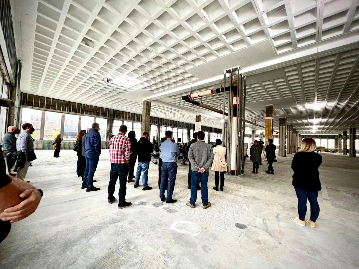 CenterStateCEO's tweet image. CenterState CEO was excited to be there for The Post Project-Kickoff Celebration. The project is set to revitalize the former Post Standard Building in downtown Syracuse as @VIPStructures makes it their new headquarters. We look forward to seeing this project move forward!