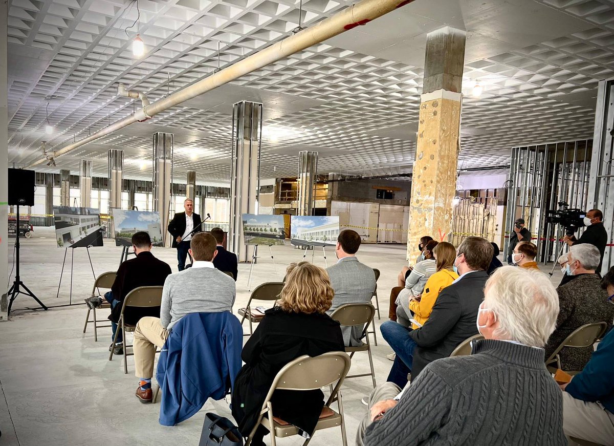 CenterStateCEO's tweet image. CenterState CEO was excited to be there for The Post Project-Kickoff Celebration. The project is set to revitalize the former Post Standard Building in downtown Syracuse as @VIPStructures makes it their new headquarters. We look forward to seeing this project move forward!