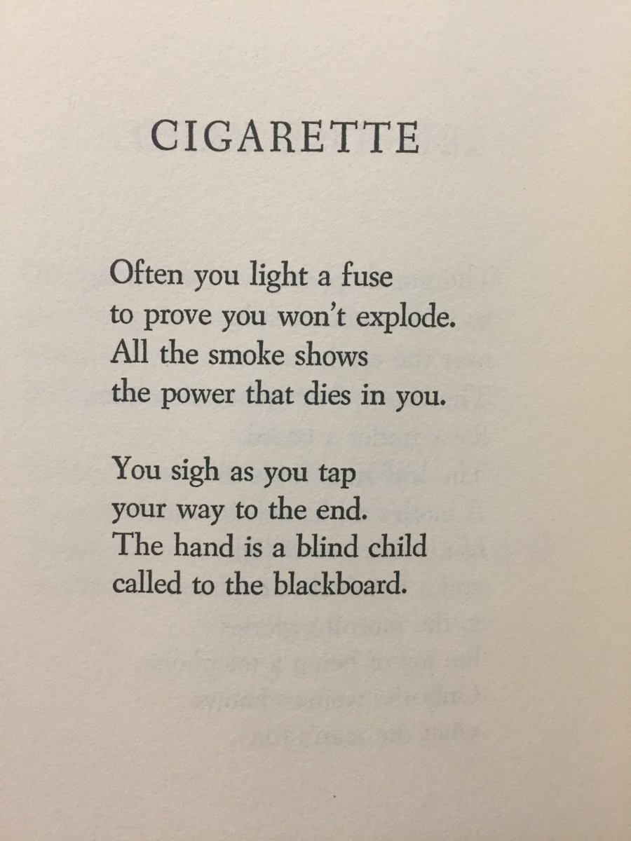 cigarette poems For Day 2 of our Bert Meyers feature, here are two small, startling lyrics:  