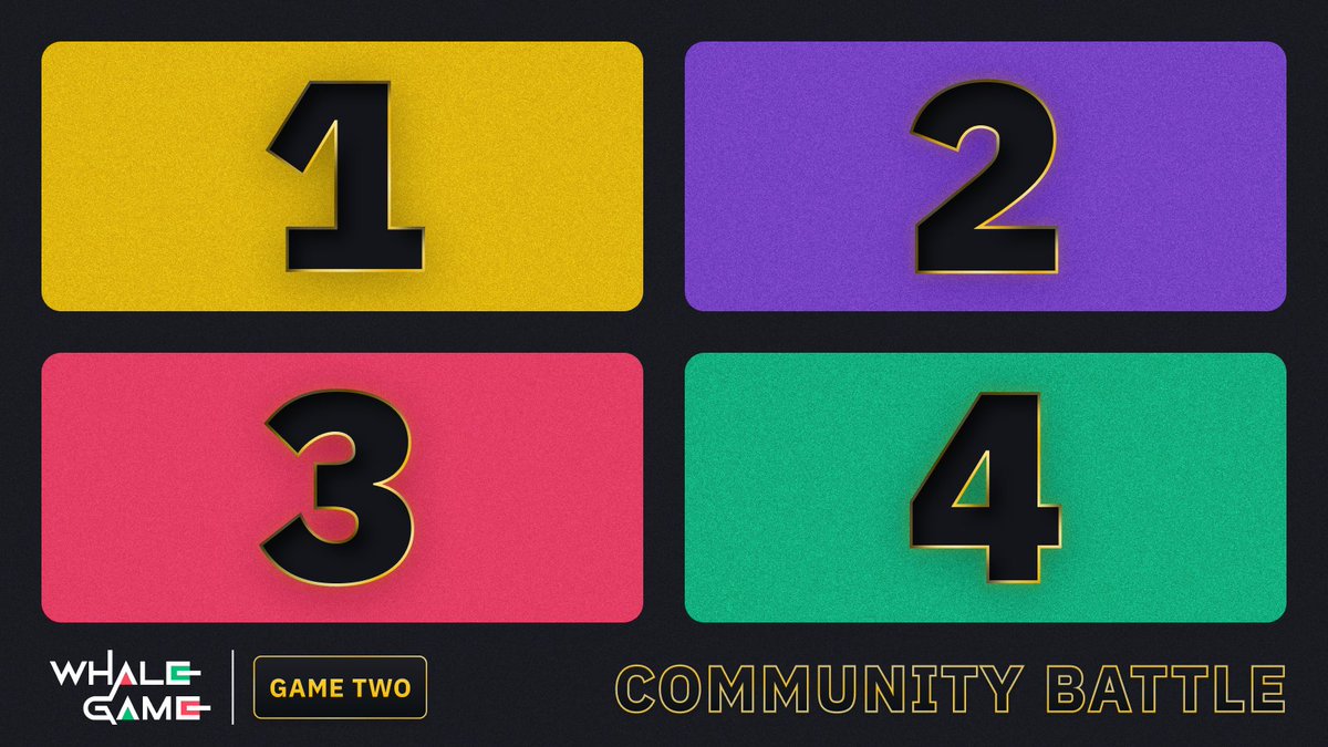 binance's tweet photo. The second #BinanceWhaleGame is very simple. It's a battle of the communities. 

Community is everything in crypto. Let's see which are the strongest. 

Stay tuned to give your vote. You won't have long. https://t.co/om6ZWdqxuc