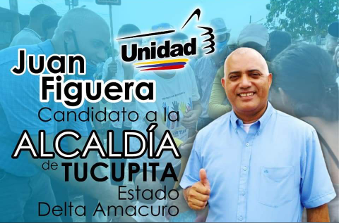 LaAmacuro's tweet photo. Bernalda Suárez Candidata a la Gobernación del Estado Delta Amacuro y Juan Figuera candidato a la Alcaldía del Municipio Tucupita. Vamos a Votar por la Tarjeta de la #Unidad la Tarjeta de la azul la Tarjeta de la Manito. #El21NDeltaAmacuroVotaUnidad https://t.co/DWsuI6zGqR