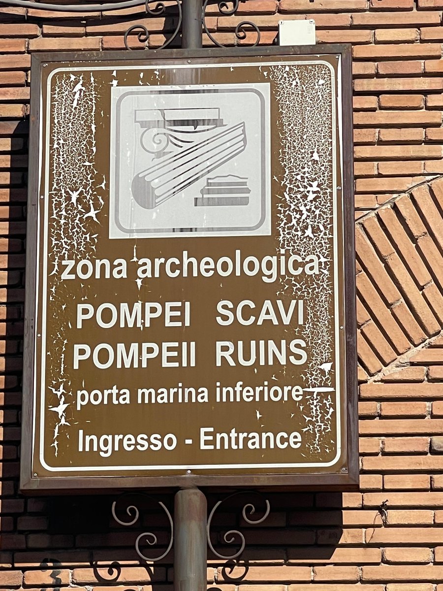 GoGreeceGoItaly's tweet photo. A visit to Pompeii was on my list last week during my Italian whirlwind tour to visit  our suppliers. #pompeii #italy #sorrento #amalfi https://t.co/ggzIsdO3gx